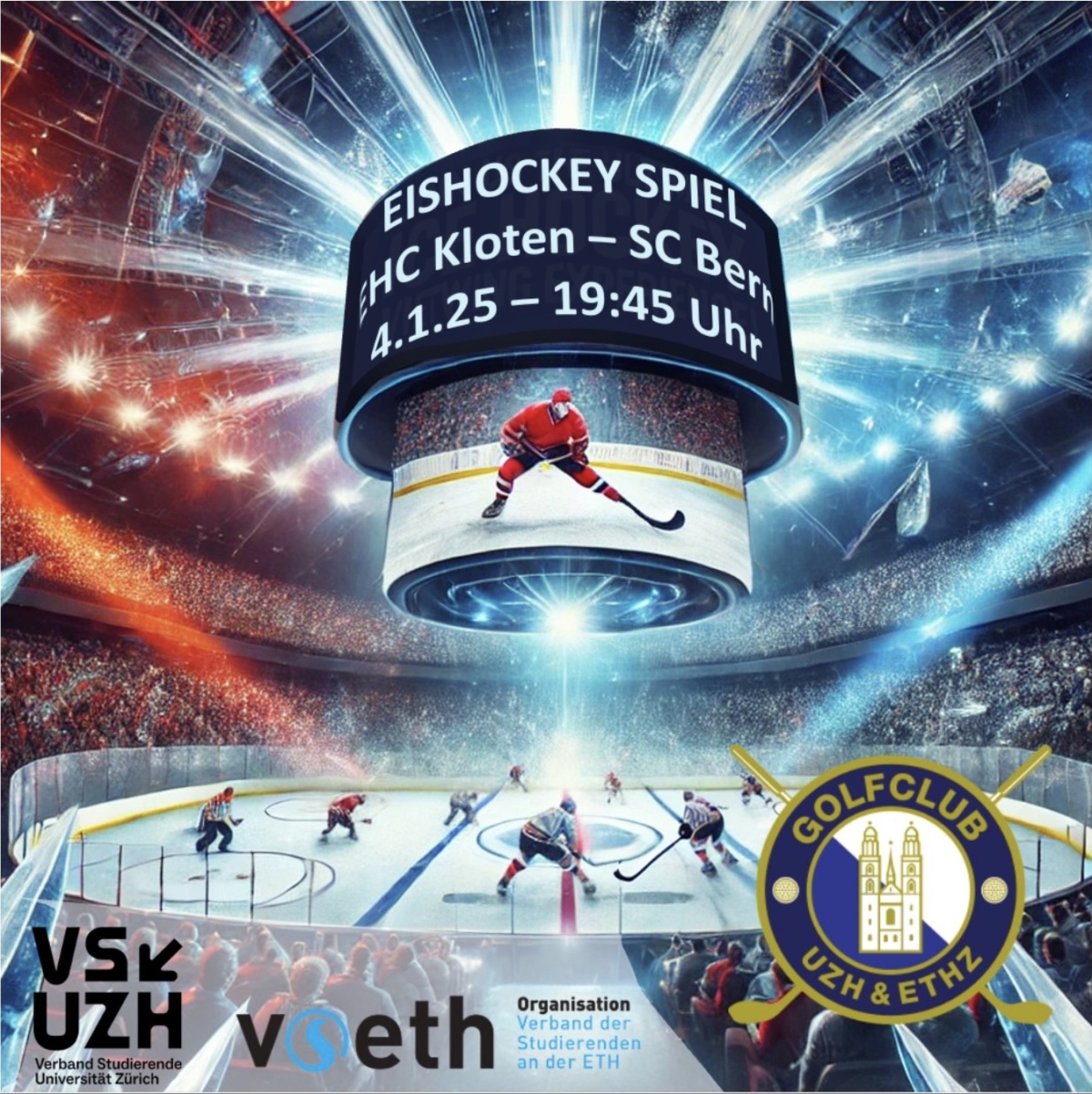 Eishockey EHC Kloten – SC Bern